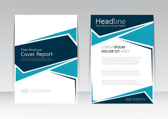 Vector design for Cover Report Annual Flyer Poster in A4 size