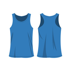 light blue sport top vector