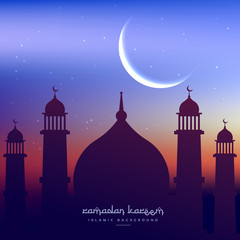 ramadan kareem background greeting