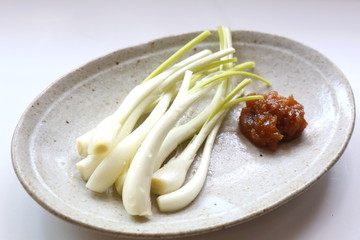 郷土料理　島らっきょ