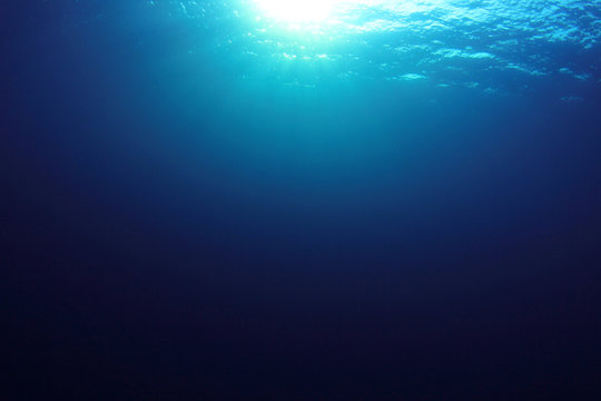 Sea ocean underwater background photo