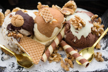 Eisgenuss im Sommer