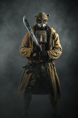 Obraz premium studio shot of nuclear survivor