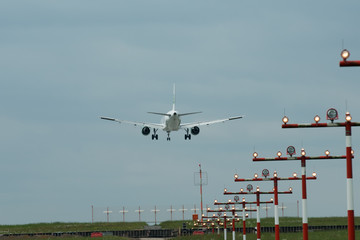 Landeanflug Flughafen