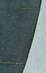 Fototapeta premium Black and white terrazzo cement floor