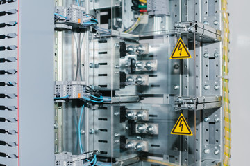 Low-voltage cabinet. Uninterrupted power. Electrical power.
