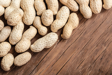 groundnut in the skin close-up