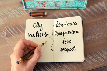 My Values Kindness, Compassion, Love, Respect