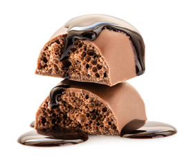 part porous chocolate