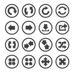 arrow icon set