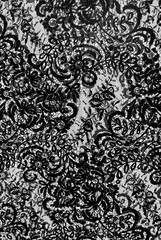 Flower pattern on wall grass