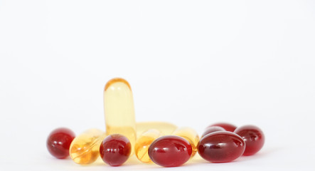 Cod liver oil omega 3 gel capsules