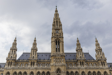 Fototapeta na wymiar City Hall in Vienna
