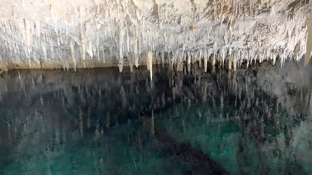 Speleothem in the Crystal Cave, Bermuda.