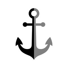 Anchor icon on white background