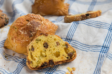 Cypriot easter cheese pastry, flaounes