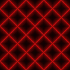 Red square laser grid - seamless background