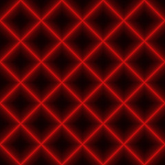 Red square laser grid - seamless background