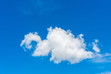 blue sky with cloud