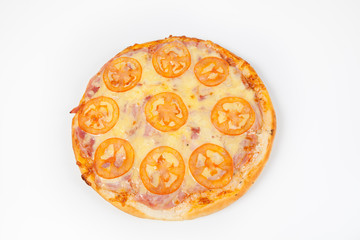 Fresh whole pizza