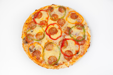 Fresh whole pizza