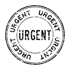 Grunge urgent stamp