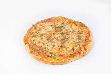 Fresh whole pizza
