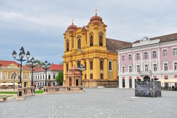Fototapeta na wymiar Timisoara old town