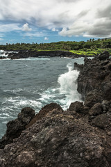 The coast along Maui, Hawaii
