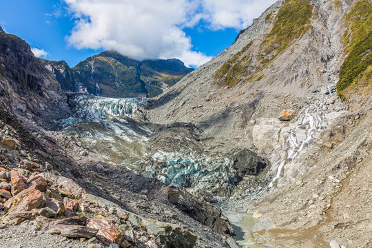 Fox Glacier in 2016, New Zealand