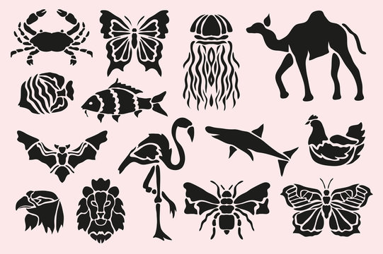 animal symbols set