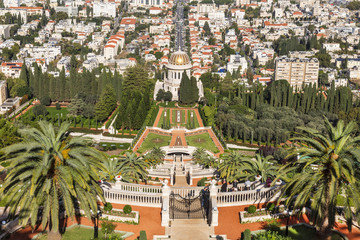 Bahai gardens, Haifa, Israel.