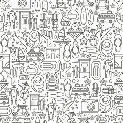 Seamless pattern Windsurfing