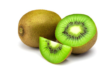 Kiwi fruit isolated on white background