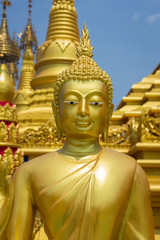 Thai Golden Buddha Statue. Buddha Statue in Thailand