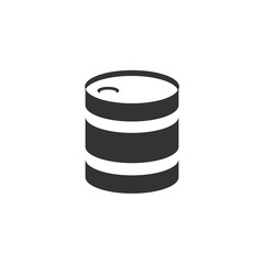 Barrel Icon. Vector logo element for template