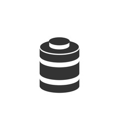 Battery Icon. Vector logo element for template
