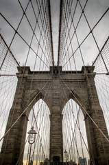 Naklejka premium Pont of Brooklyn New York