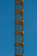 Fototapeta na wymiar Lattice boom - part of the lattice boom crane