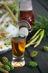 Pine sprouts syrup