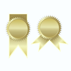 Gold label icon, Gold button