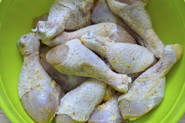 Smoked chicken drumsticks