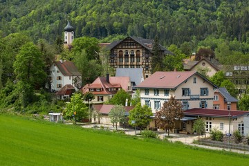 Fototapeta na wymiar Gemeinde Beuron im Oberen Donautal