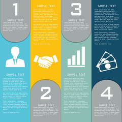 Templates with elements for presentations.