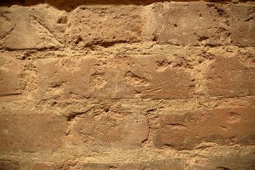 The idea of design embossed wall of a brick textured