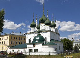 Church of Our Saviour on the Town in Yaroslavl. Built in 1672. Russia
