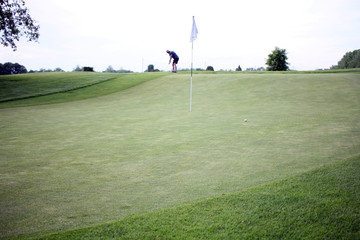 Obraz premium Golf Spieler