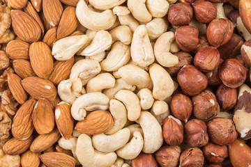 Obraz premium Variety of Mixed Nuts