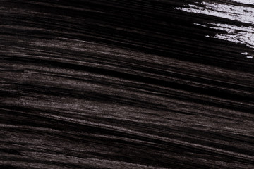 Black paint isolated on white background