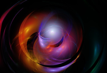 Abstract fractal background